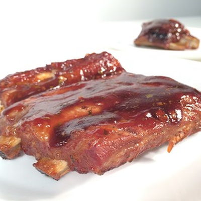 Costillas Barbacoa - BBQ Barbecue Ribs
