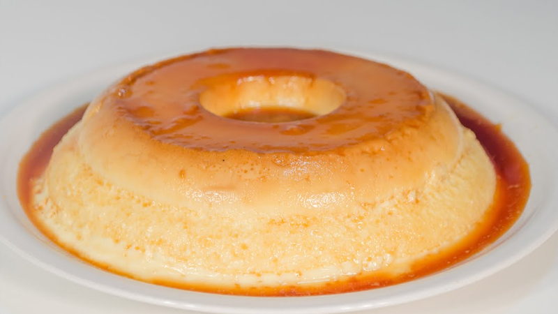 Flan Casero con Caramelo