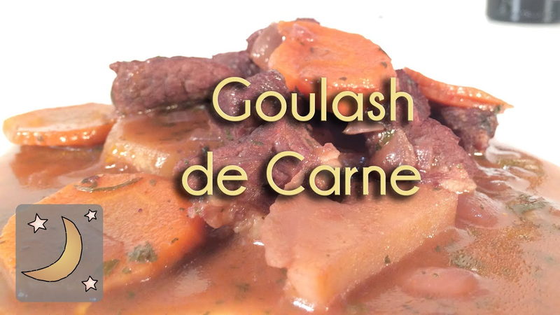 Goulash de Carne de Ternera con Vino Tinto