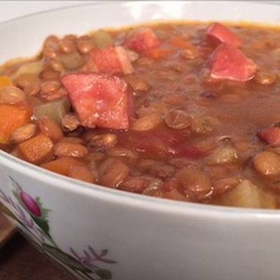 Guiso de Lentejas con Tocino