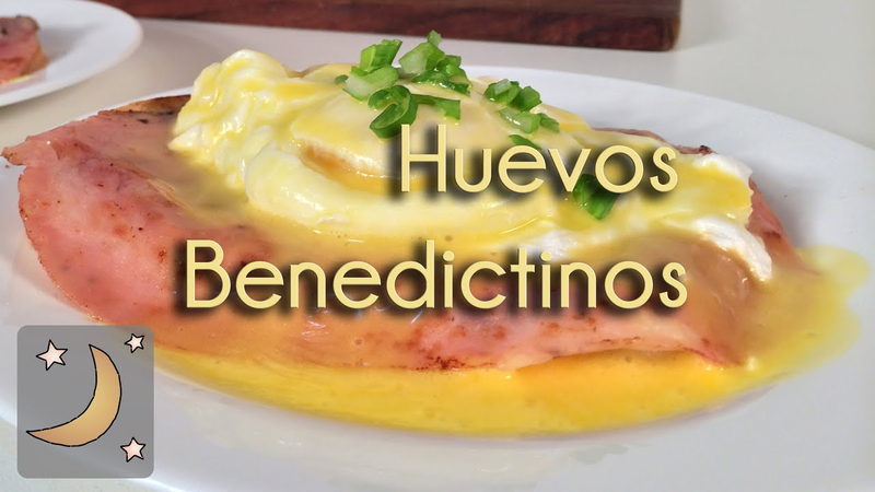 Huevos Benedictinos con Jamón y Salsa Holandesa