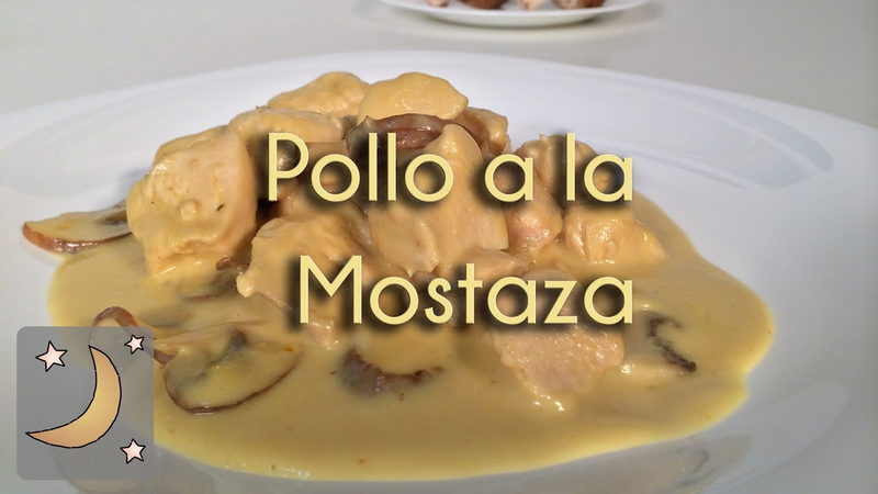 Pollo con salsa de Mostaza